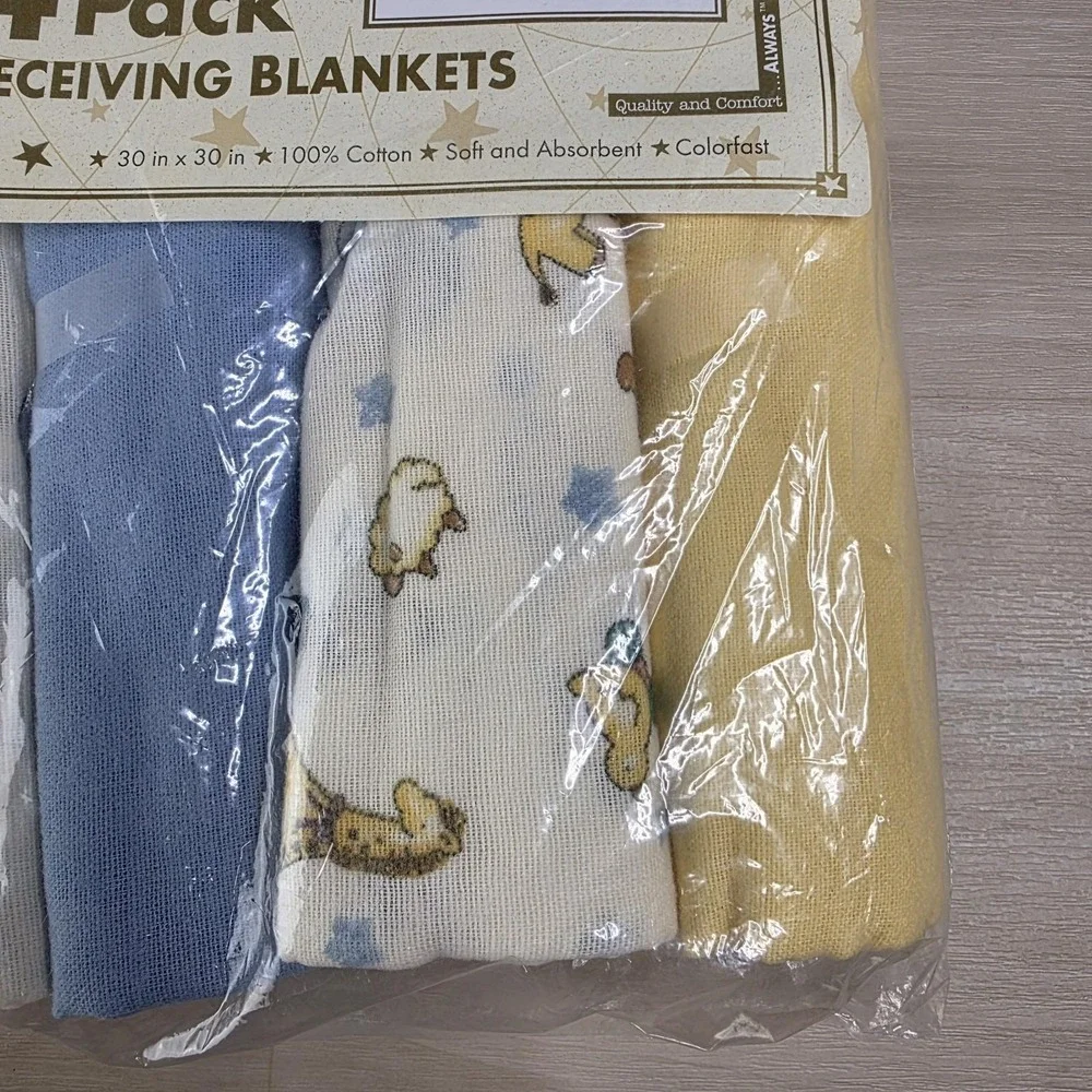 McBaby Receiving Blankets 4 Pack 30 